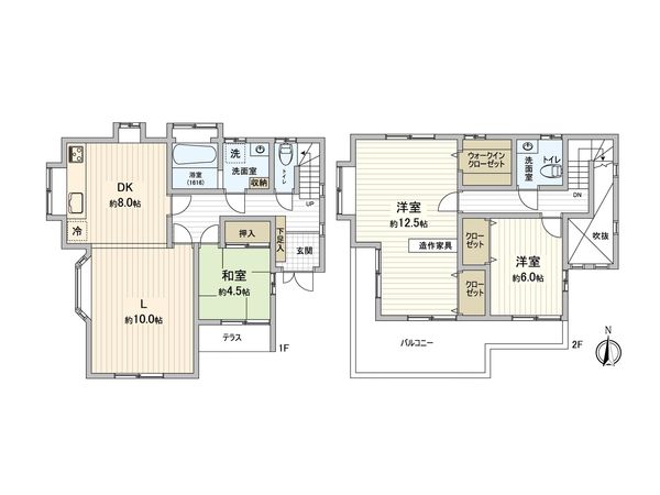 鎌倉市浄明寺4丁目 戸建 間取図(平面図)