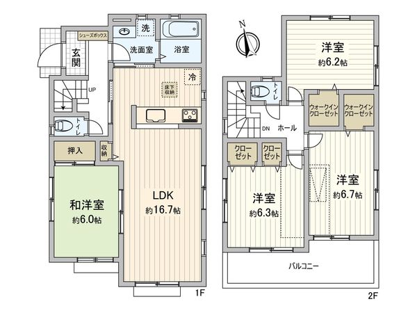 鎌倉市梶原3丁目 戸建 間取図(平面図) 鎌倉市梶原3丁目 戸建 間取図(平面図)