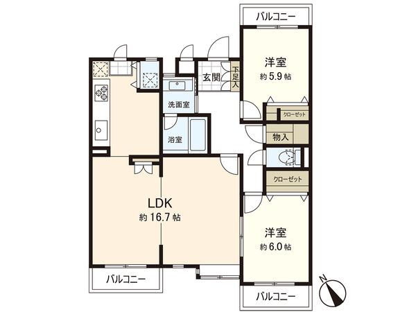 間取図(平面図)