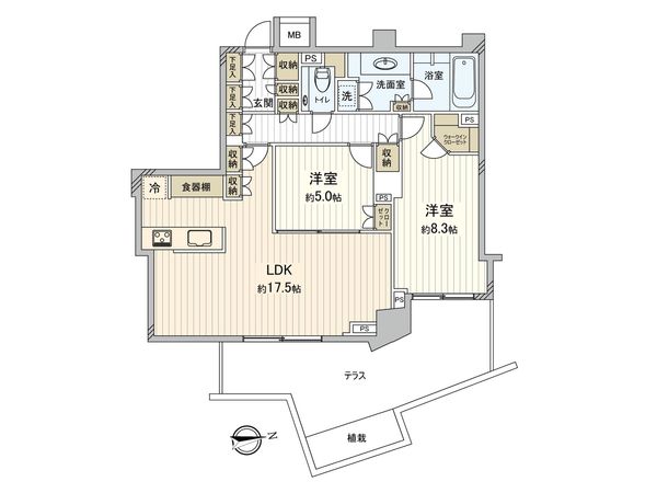 パークコート鎌倉 間取図(平面図)