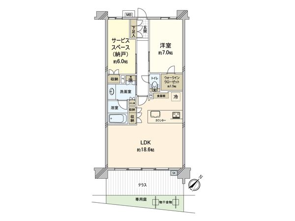 ウィル・リベール鎌倉由比ガ浜 間取図(平面図)