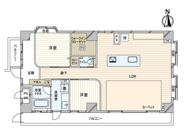 ライオンズマンション鎌倉七里ガ浜海岸 間取図(平面図) ライオンズマンション鎌倉七里ガ浜海岸 間取図(平面図)