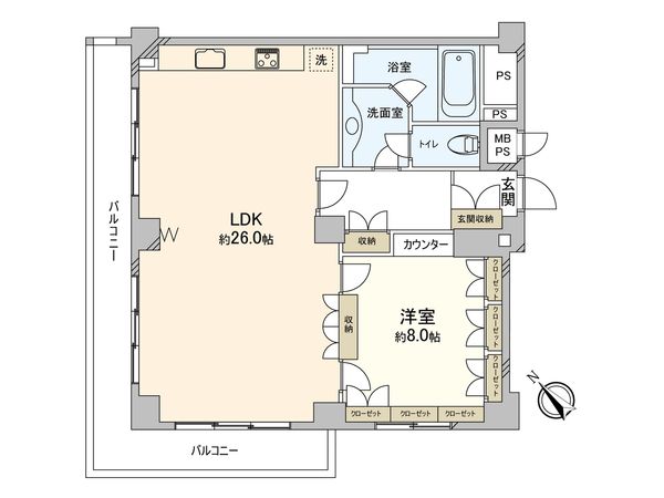 逗子マリーナ厚生用建物 7号棟 間取図(平面図) 間取図(平面図)