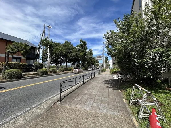 前面道路（国道１号線）
