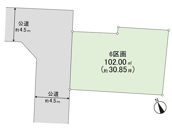 茅ヶ崎市今宿 土地 6区画 区画図 茅ヶ崎市今宿 土地 6区画 区画図