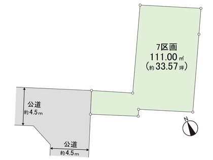 茅ヶ崎市今宿 土地 7区画 区画図