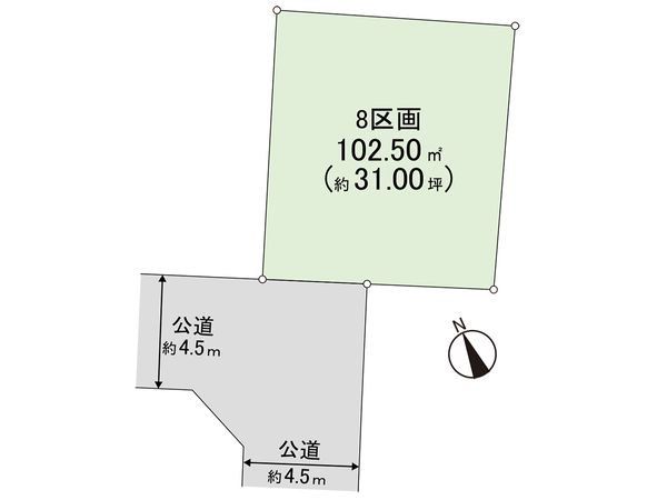 茅ヶ崎市今宿 土地 8区画 区画図 茅ヶ崎市今宿 土地 8区画 区画図