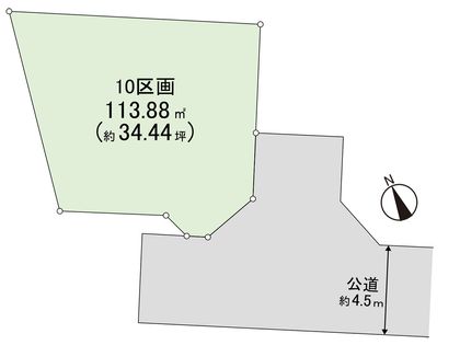 茅ヶ崎市今宿 土地 10区画 区画図