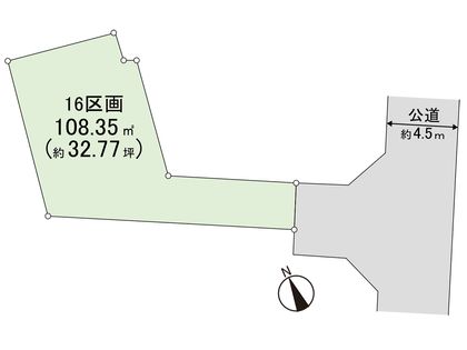 茅ヶ崎市今宿 土地 16区画 区画図