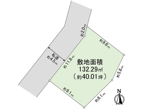 茅ヶ崎市松林3丁目 土地 区画図 茅ヶ崎市松林3丁目 土地 区画図