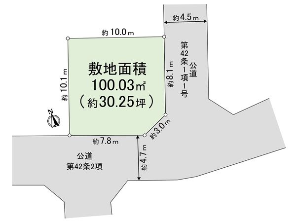 茅ヶ崎市香川3丁目 戸建 区画図 茅ヶ崎市香川3丁目 戸建 区画図