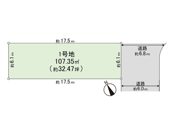 茅ヶ崎市高田4丁目 1区画 区画図 区画図