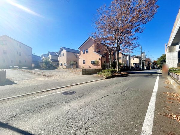 茅ヶ崎市赤羽根 土地 B区画 前面道路含む外観 前面道路含む外観