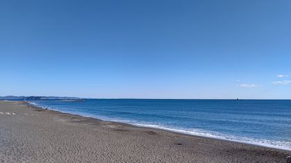 茅ヶ崎海岸（約420ｍ）