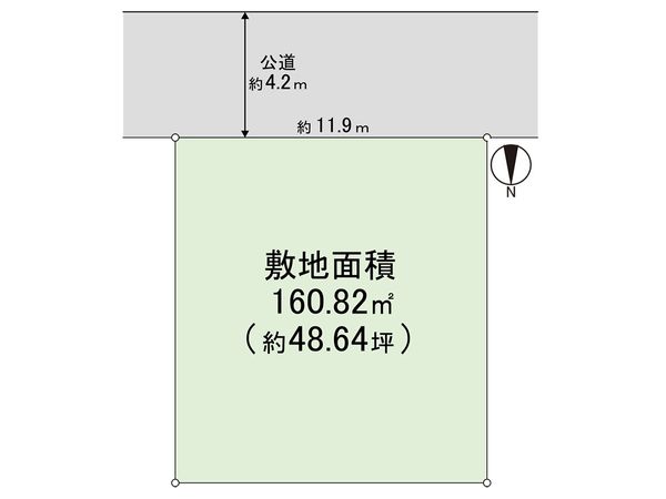 茅ヶ崎市浜之郷 土地 区画図