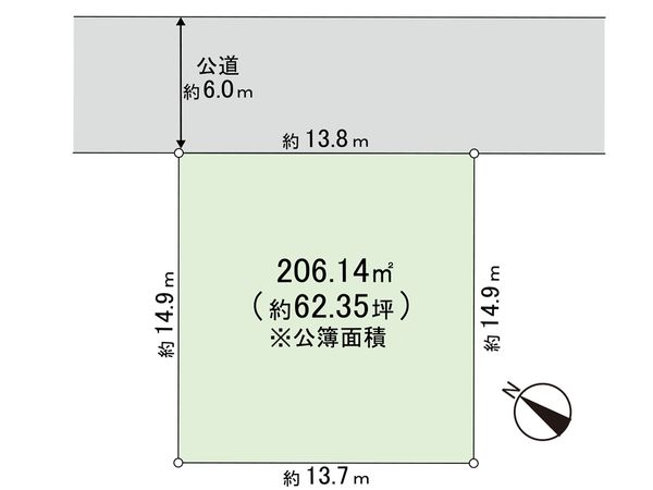 茅ヶ崎市堤 土地 区画図 茅ヶ崎市堤 土地 区画図