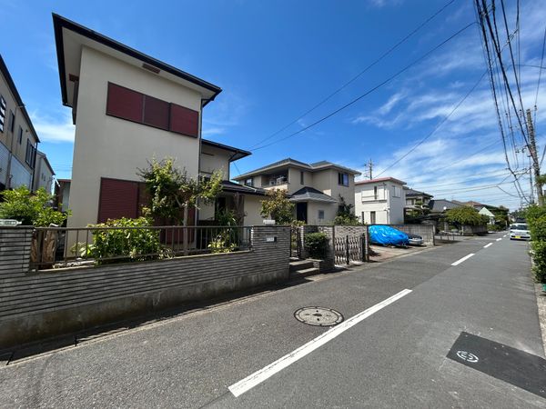 茅ヶ崎市高田3丁目 土地 前面道路含む外観 茅ヶ崎市高田3丁目 土地 前面道路含む外観