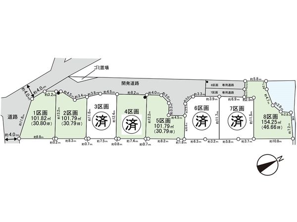 茅ヶ崎市矢畑 土地 1区画 区画図 茅ヶ崎市矢畑 土地 1区画 区画図