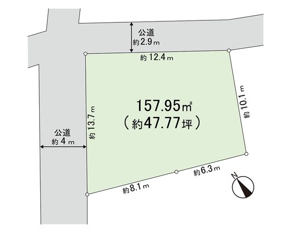 茅ヶ崎市南湖6丁目 土地 区画図 茅ヶ崎市南湖6丁目 土地 区画図