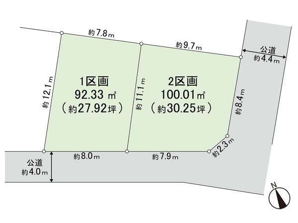 茅ヶ崎市西久保 土地 1区画 全体区画図 茅ヶ崎市西久保 土地 1区画 全体区画図
