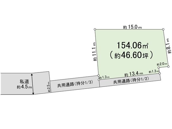 茅ヶ崎市円蔵 土地 区画図 茅ヶ崎市円蔵 土地 区画図