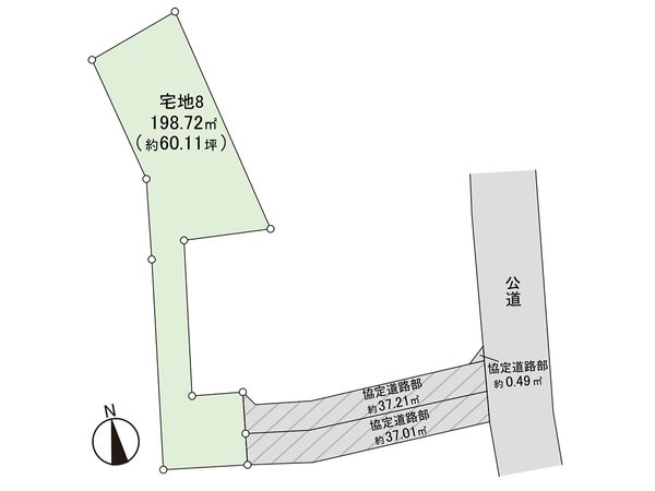 茅ヶ崎市松林2丁目 土地 8区画 区画図 茅ヶ崎市松林2丁目 土地 8区画 区画図
