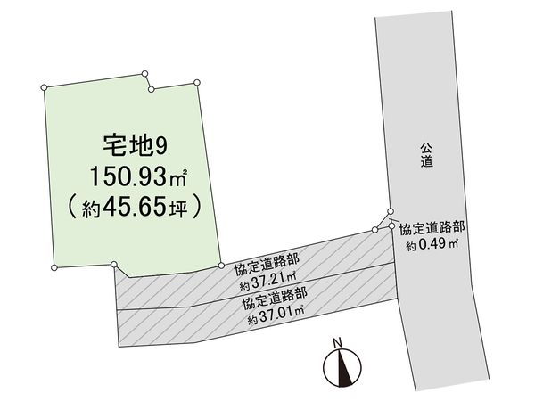 茅ヶ崎市松林2丁目 土地 9区画 区画図 茅ヶ崎市松林2丁目 土地 9区画 区画図