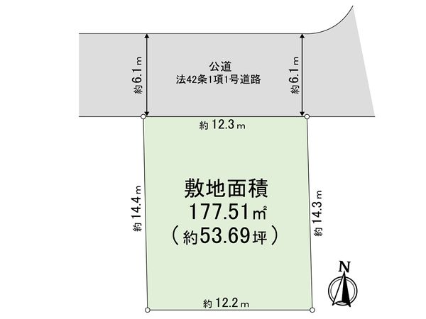 茅ヶ崎市松風台 土地 区画図 茅ヶ崎市松風台 土地 区画図
