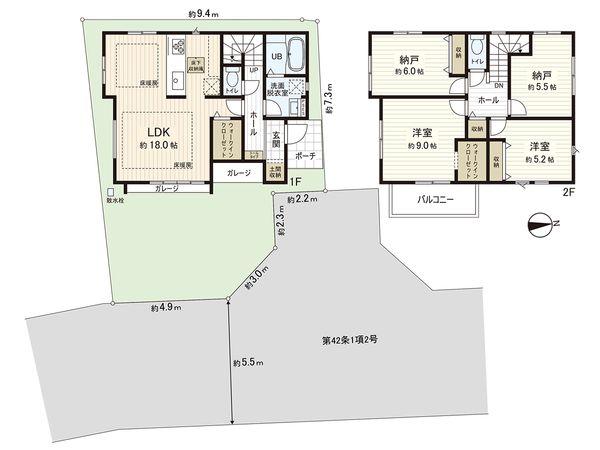 茅ヶ崎市高田1丁目 新築戸建 4号棟 間取図(平面図)