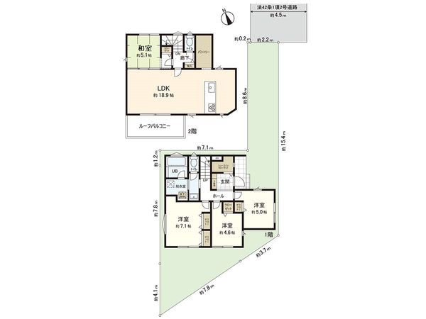 茅ヶ崎市松林1丁目 新築戸建 26号棟 間取図(平面図)