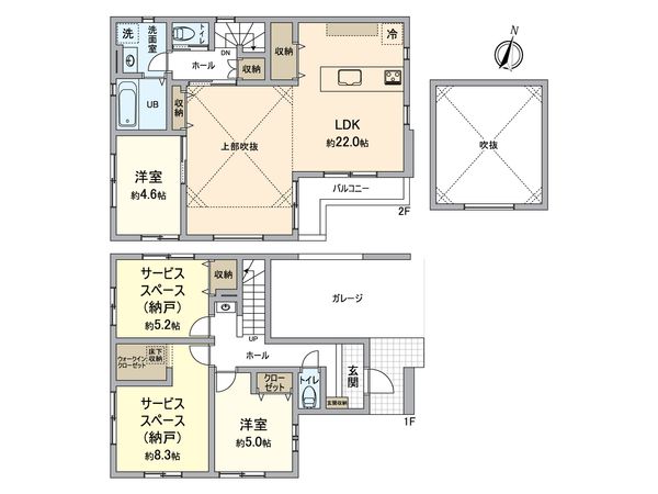 茅ヶ崎市本村3丁目 新築戸建 間取図(平面図)