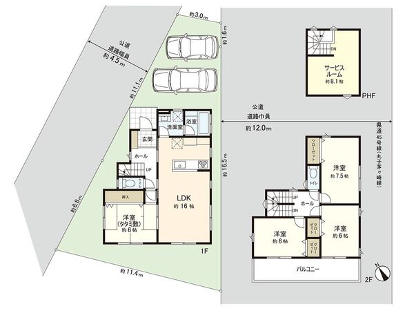 高座郡寒川町小谷1丁目 戸建 間取図(平面図) 高座郡寒川町小谷1丁目 戸建 間取図(平面図)