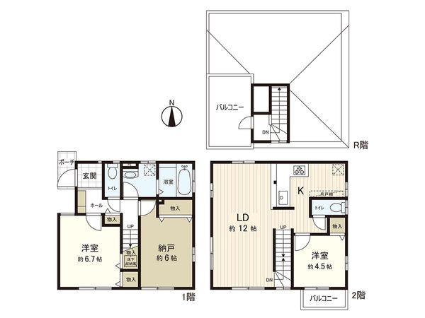 茅ヶ崎市東海岸南6丁目 戸建 間取図(平面図) 茅ヶ崎市東海岸南6丁目 戸建 間取図(平面図)