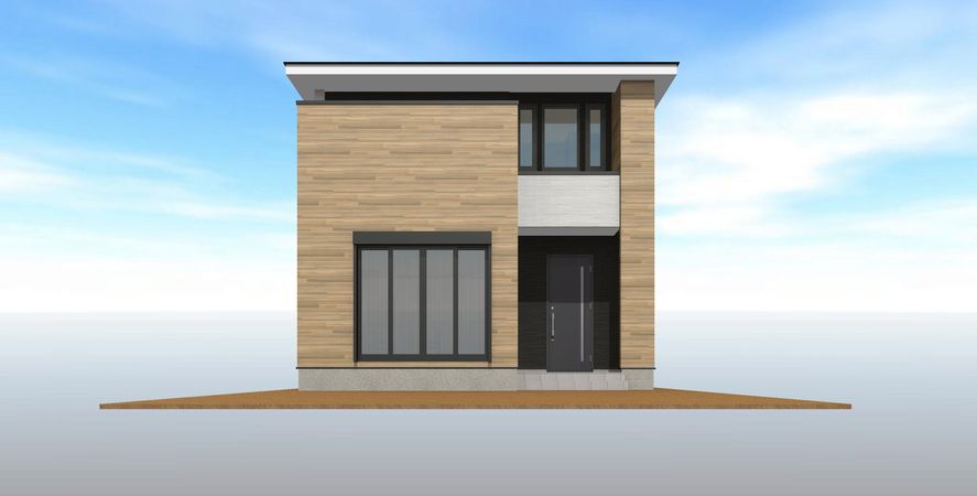 茅ヶ崎市共恵1丁目 新築戸建 外観パース図 茅ヶ崎市共恵1丁目 新築戸建 外観パース図