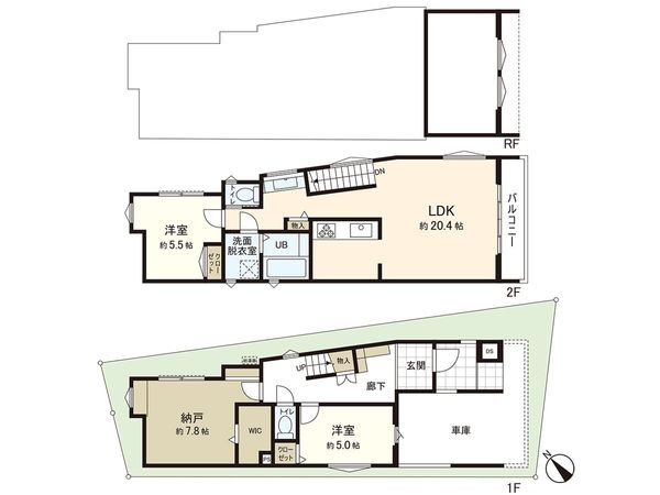 茅ヶ崎市東海岸北2丁目 新築B号棟 間取図(平面図) 茅ヶ崎市東海岸北2丁目 新築B号棟 間取図(平面図)