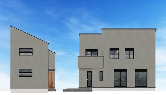茅ヶ崎市東海岸南2丁目 新築戸建 1号棟 外観パース図