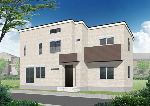 茅ヶ崎市南湖4丁目 新築戸建 外観パース図 茅ヶ崎市南湖4丁目 新築戸建 外観パース図