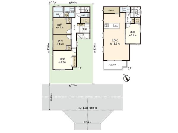 茅ヶ崎市松林1丁目 新築戸建 17号棟 間取図(平面図)