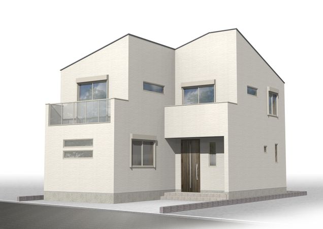 茅ヶ崎市東海岸南4丁目 新築戸建 1号棟 外観パース図 茅ヶ崎市東海岸南4丁目 新築戸建 1号棟 外観パース図