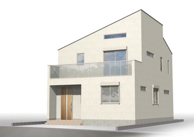 茅ヶ崎市東海岸南4丁目 新築戸建 2号棟 外観パース図 茅ヶ崎市東海岸南4丁目 新築戸建 2号棟 外観パース図