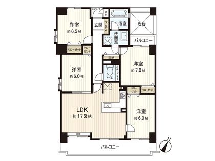 間取図(平面図)