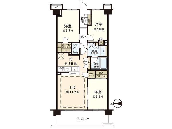 間取図(平面図)