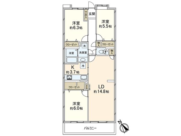 間取図(平面図)