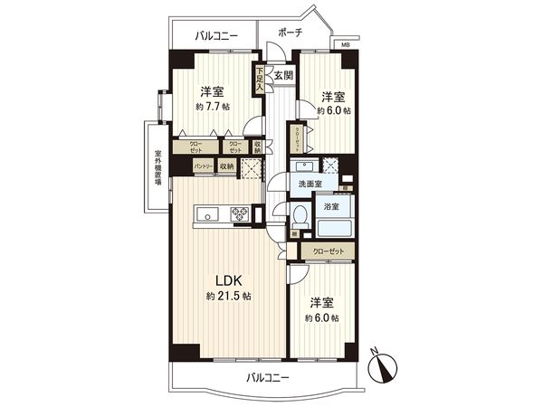 間取図(平面図)