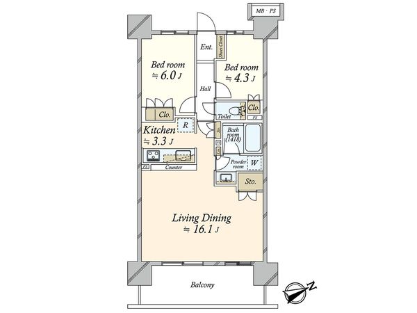 間取図(平面図)