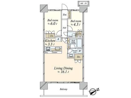 間取図(平面図)