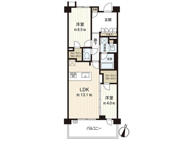 NisshinGrandpalace茅ヶ崎東海岸 間取図(平面図) 間取図(平面図)