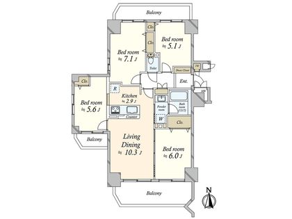 間取図(平面図)