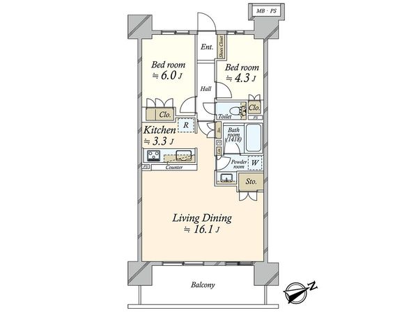 ライオンズ茅ヶ崎ザ・アイランズ Ⅰ街区 間取図(平面図) ライオンズ茅ヶ崎ザ・アイランズ Ⅰ街区 間取図(平面図)