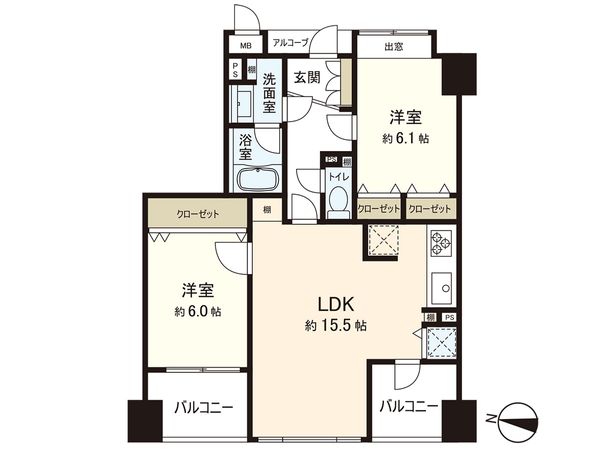 サーパス茅ヶ崎駅前 間取図(平面図) サーパス茅ヶ崎駅前 間取図(平面図)